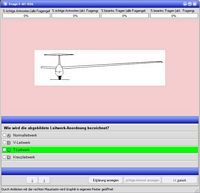 Fragenbildschirm PPL-Tutor PPL-C
